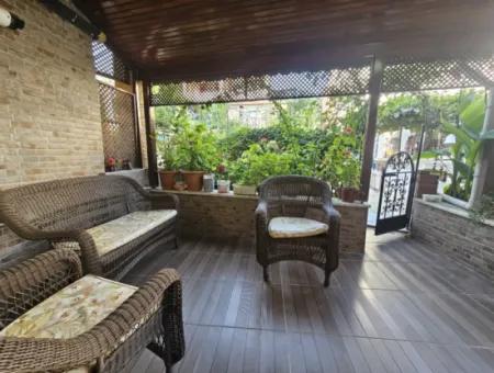 Fully Furnished Detached House For Sale With Garden Sea View In Tekirdag Barbarosta